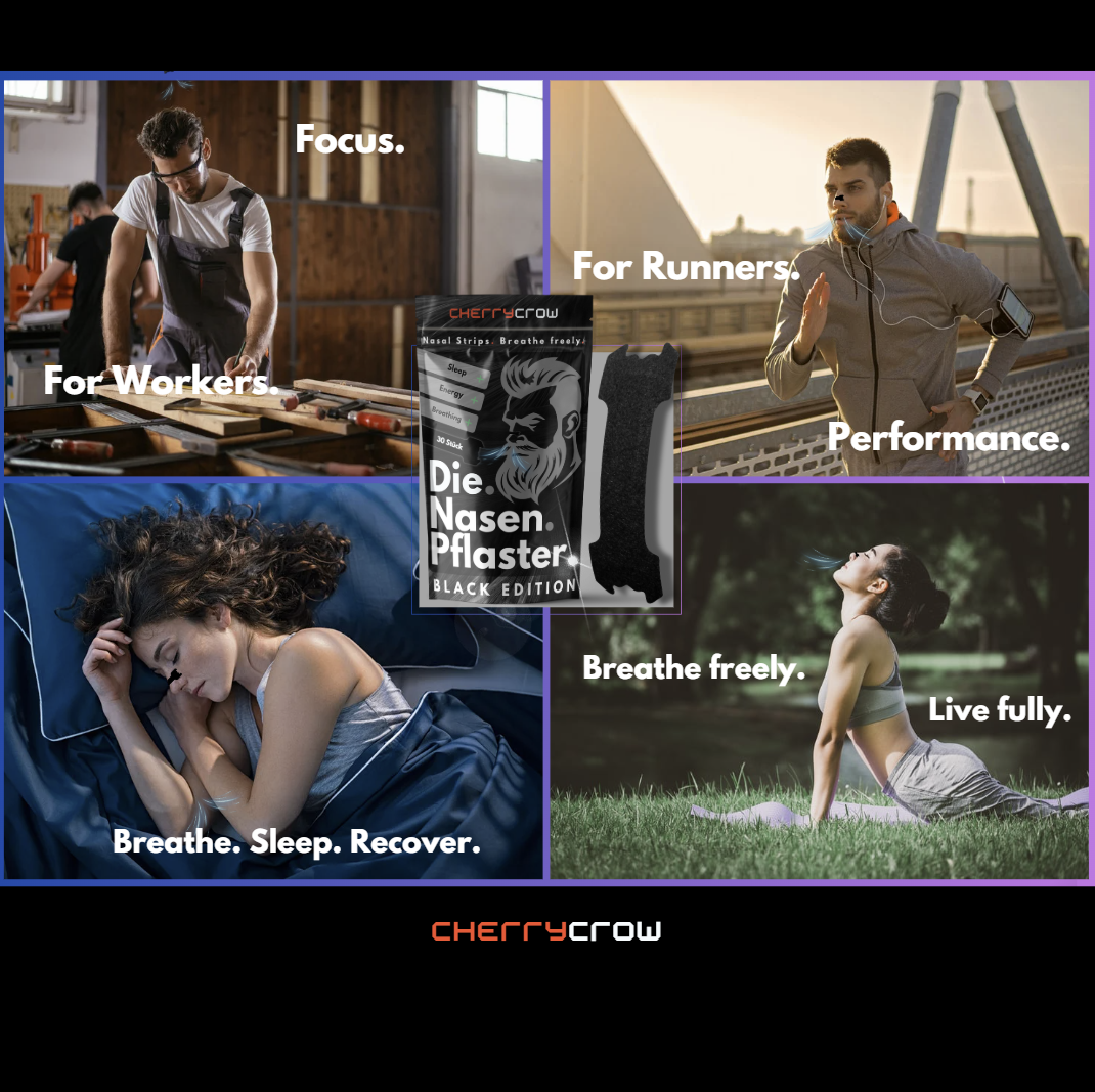 Die Nasenpflaster | Black Edition (30 Stück)