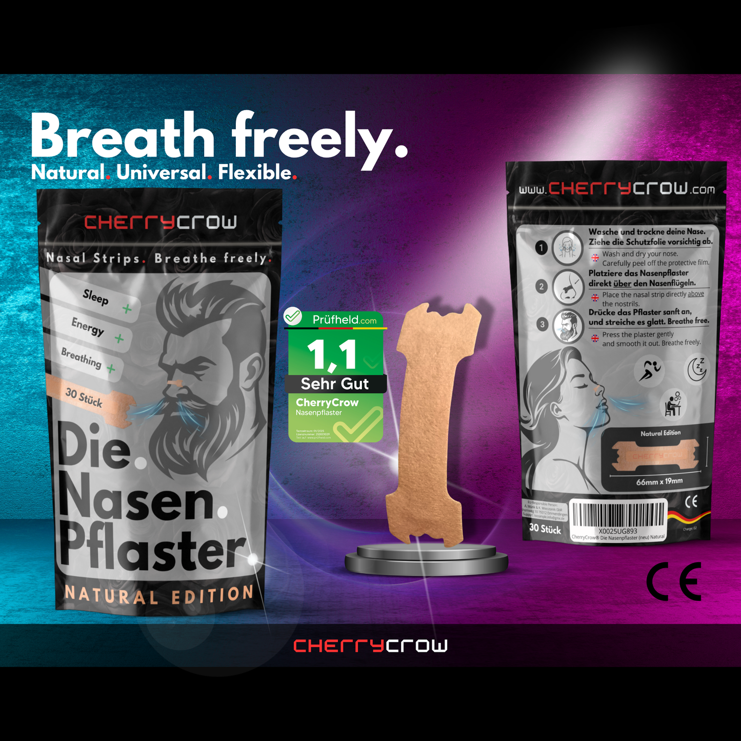 Die Nasenpflaster | Natural Edition (30 Stück)