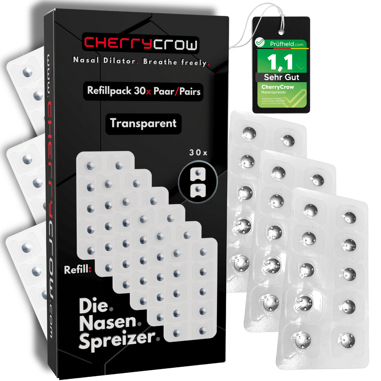 Refill-Pack für Nasenspreizer | 30x Tage