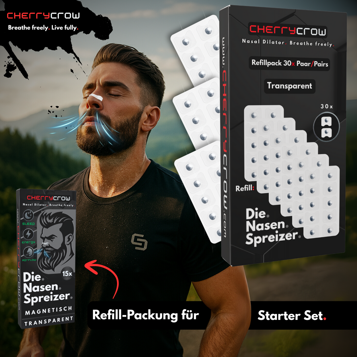 Refill-Pack für Nasenspreizer | 30x Tage