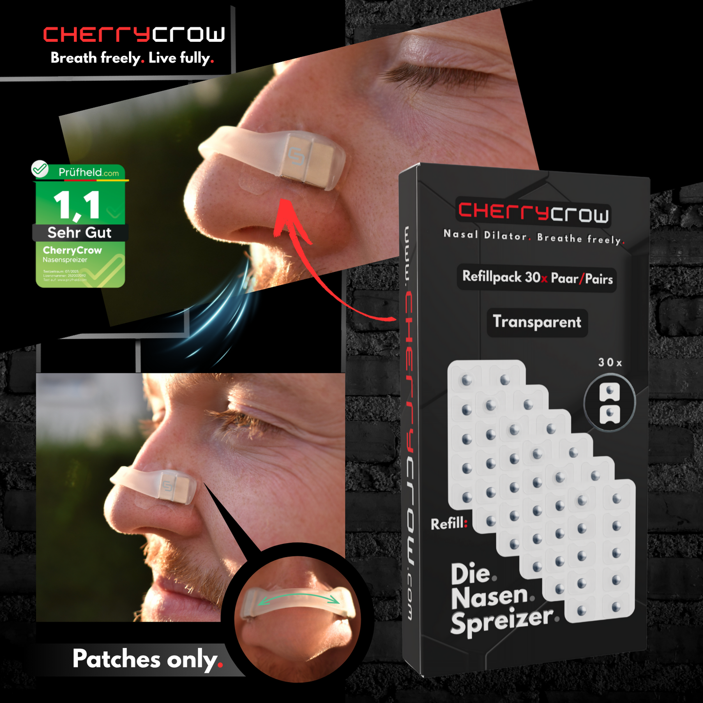 Refill-Pack für Nasenspreizer | 30x Tage