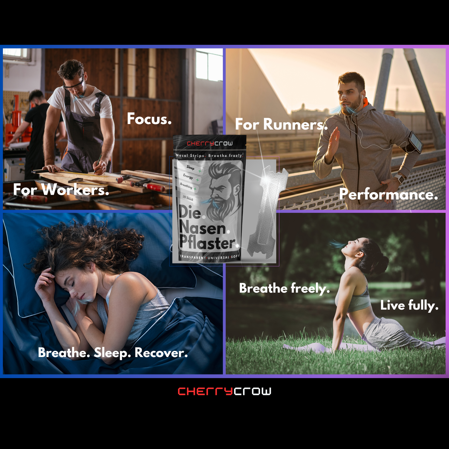 Die Nasenpflaster | Transparent (30 Stück)