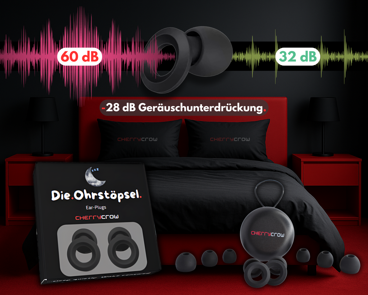 Die Ohrstöpsel | -30 dB Premium Ear Plugs